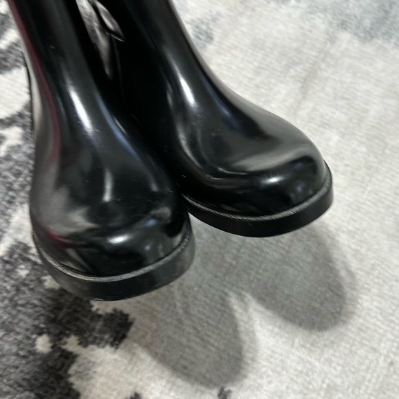 Jessica Simpson Raila Stylish Black Women's Boots with Bow Accent rain size 9 - Picture 8 of 11